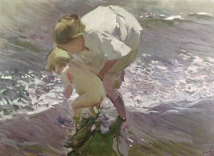 海水浴、1908